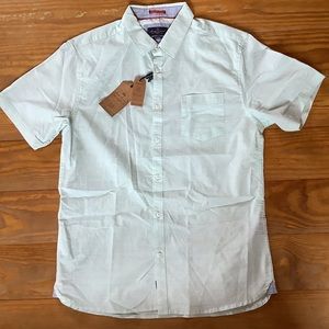 NWT Men’s Across The Pond Shirt XL ATP NEW button front pastel foam